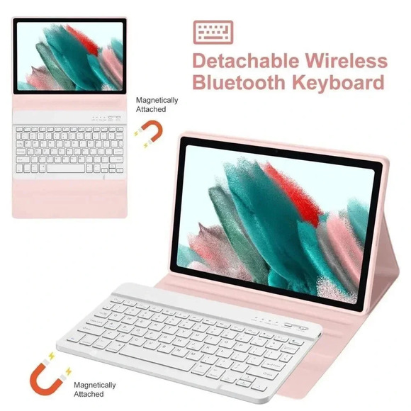 Wireless Keyboard‎ Case for Samsung Galaxy A8 10.5 Inch Model SM-X200 X205 X207 - Picture 4 of 9